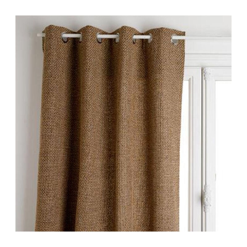 Rideau à Œillets Maille 'Wild' 140x260cm Lin