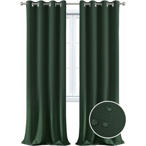 Rideau imperméable extérieur, Isolation Thermique, Coupe-Vent et Protection UV Rideaux occultants Convient pour Les Jardins, P