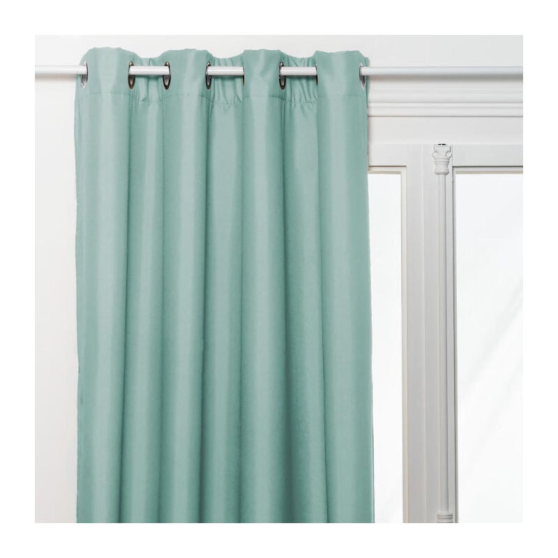 Rideau Isolant à Œillets "Eliat" 140x260cm Vert Céladon