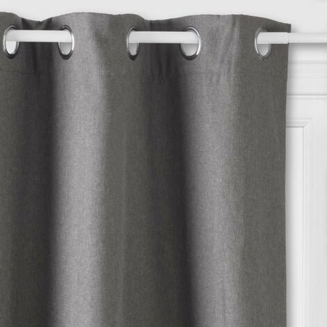 Rideau isolant Tim gris 140x260cm - Atmosphera créateur d'intérieur