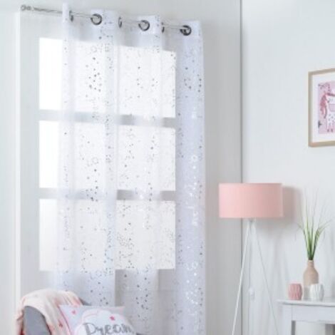 Rideau licorne 135x260cm