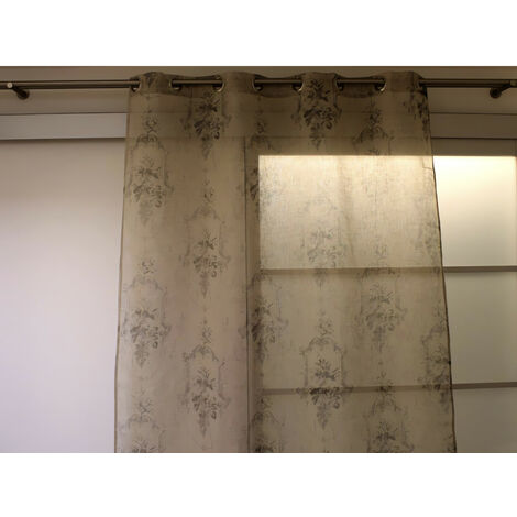 Rideau lin à oeillets 140x260 cm 2RID6