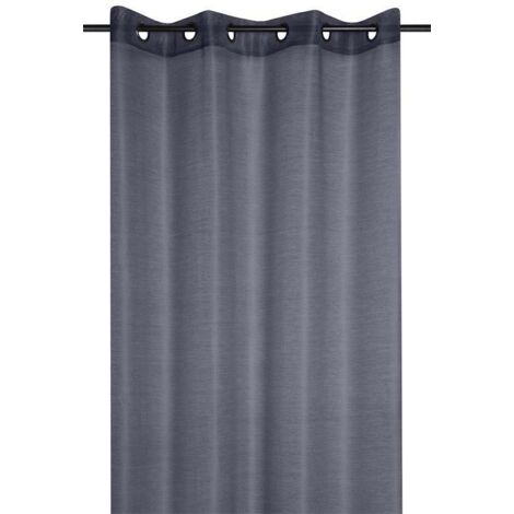 Rideau LINWOOD 140x260 anthracite brillant