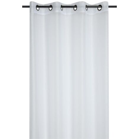 Rideau LINWOOD 140x260 blanc brillant