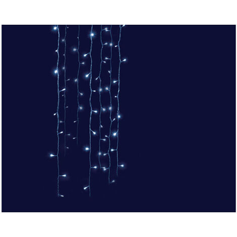 Rideau lumineux blanc effet neige pur 2m x 2m