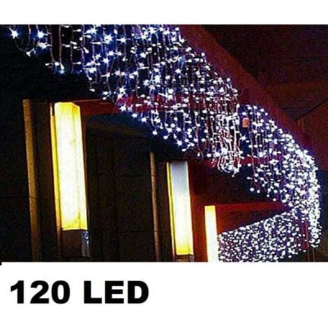 Rideau lumineux LED Hauteur 50CM x L3M 120 LED blanc chaud prolongeable 24V  professionnel