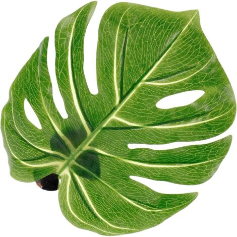 Rideau Monstera Dcorative Naturelle Pince Solide pour