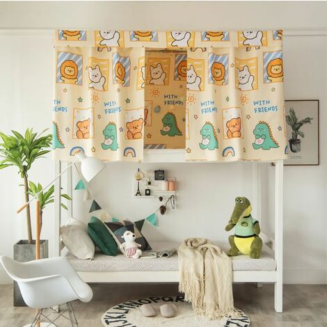 Rideau moustiquaire occultant pour lit, tente de lit pour enfants, anti-poussière, pour chambre à coucher,1,ceiling-1pc
