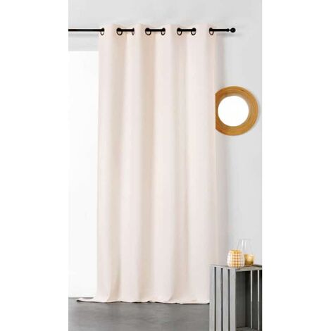 Rideau nid d'abeille 140 x 245 cm - 140 x 245 cm - Ecru