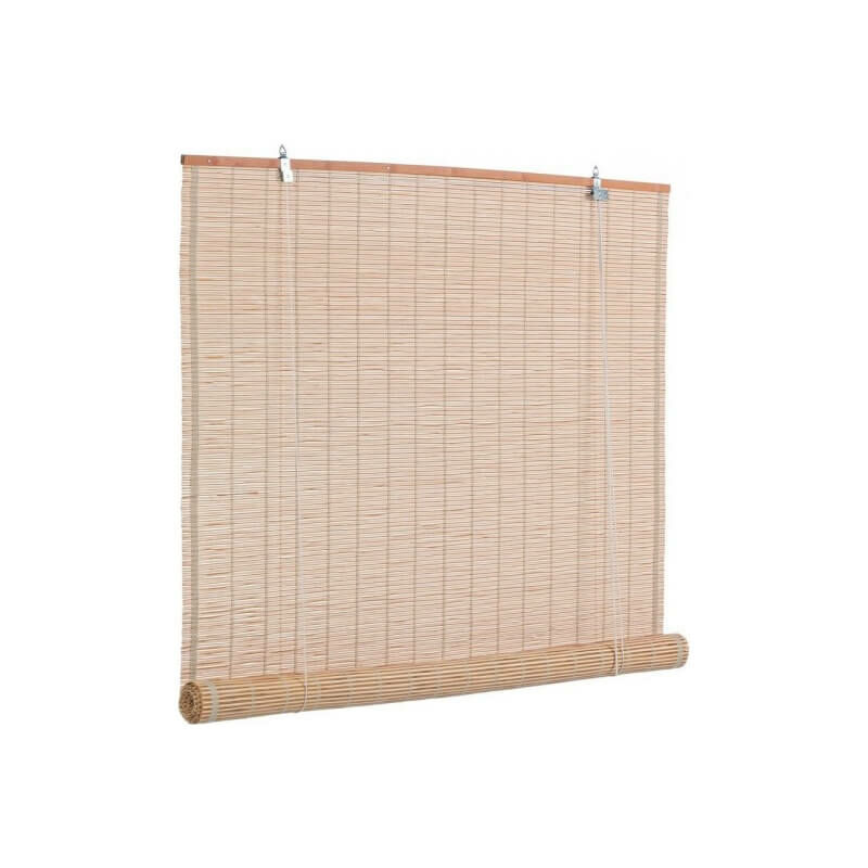 Rideau Nizza en bambou marron 120x260 cm