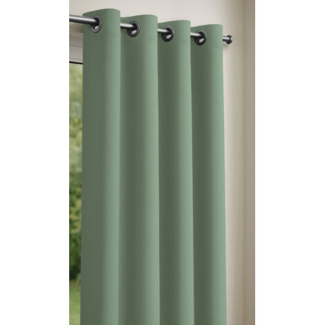 Rideau obscurcissant 135 x 240 cm Vert tilleul