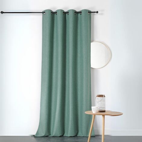 Rideau obscurcissant et isolant Boreal Vert d'eau 140x260 cm