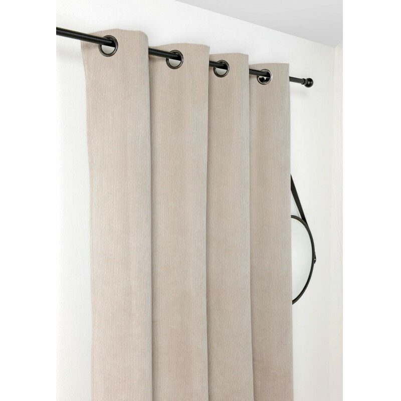 Linder - Rideau Obsurcissant Thermique et isolant 'alberta' - 140x260cm - Beige