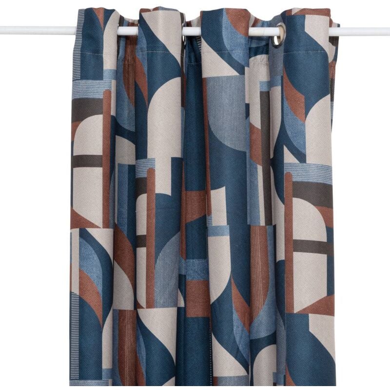 Rideau occultant Elena bleu foncé 135x260cm Atmosphera créateur d'intérieur