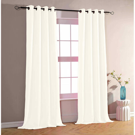 Rideau occultant 140 x 260 cm couleurs Pop   - 10 Panneaux occultant