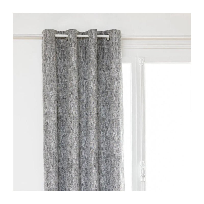 Rideau Occultant à Œillets "Pio" 140x260cm Gris