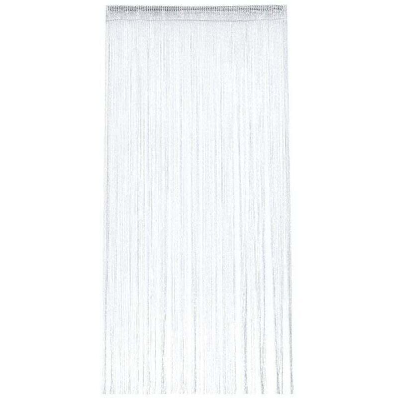 Rideau Occultant Anti Mouche Rideau de Porte Panneau Moustiquaire Pailleté Fil Rideaux Décoration Mural Fenêtre Porte Salle de Frange 100 x 200 cm
