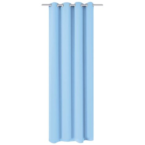 Rideau occultant avec œillets métalliques 270 x 245 cm Turquoise vidaXL