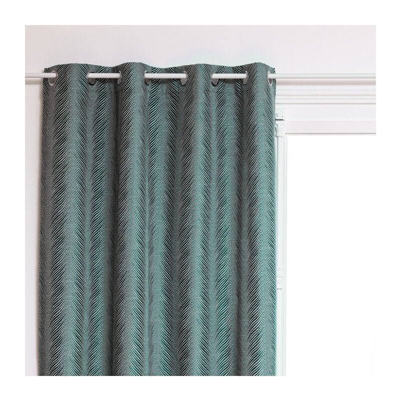 Rideau Occultant 'Dana' 140x260cm Vert Foncé