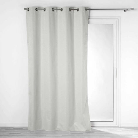 Rideau Occultant "Darko" 140x260cm Gris Clair