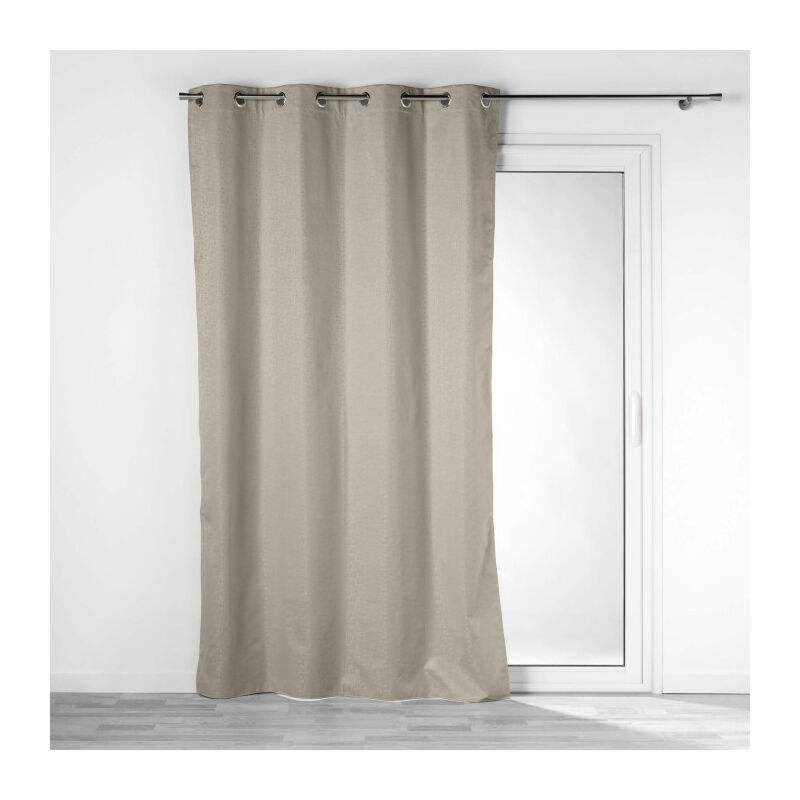 Rideau Occultant 'Darko' 140x260cm Noisette