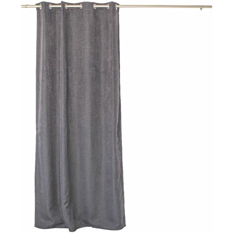 Rideau occultant FLOPPY 140 x 240 cm coloris ANTHRACITE