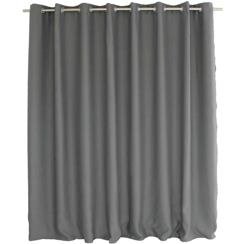 Rideau occultant grande largeur reglisse