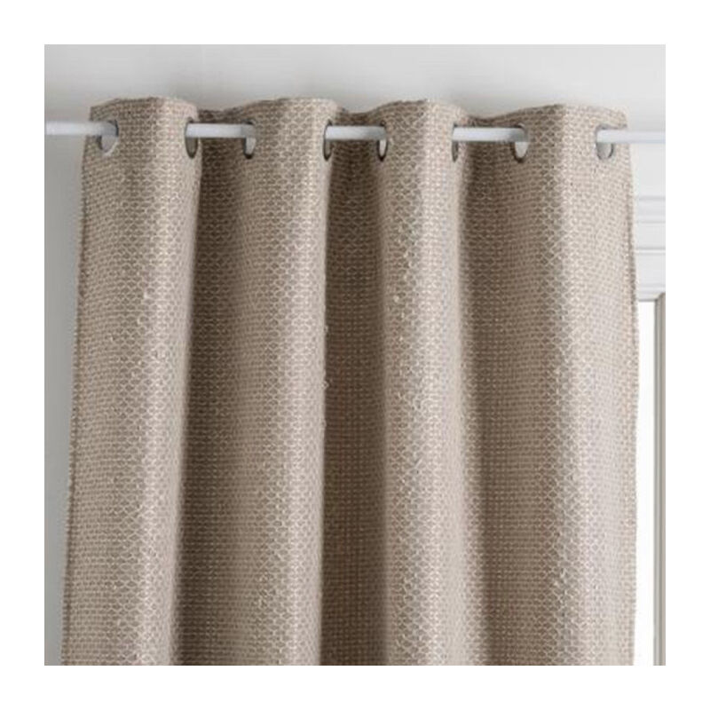 Rideau Occultant à Œillets 'Mattone' 140x260cm Lin