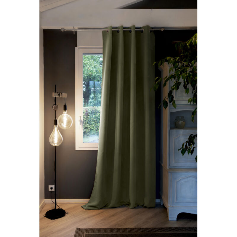 Intex Deco - Rideau occultant isolant phonique + polaire 180 x 260 cm Inuit Kaki