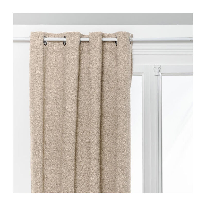 Rideau Occultant Isolant "Soana" 140x260cm Ivoire