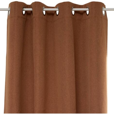 Rideau occultant Lua terracotta 27x39cm - Atmosphera créateur d'intérieur