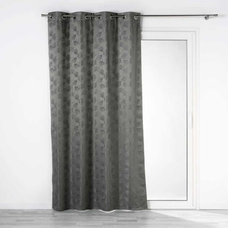 Rideau Occultant "Lunella" 140x260cm Anthracite