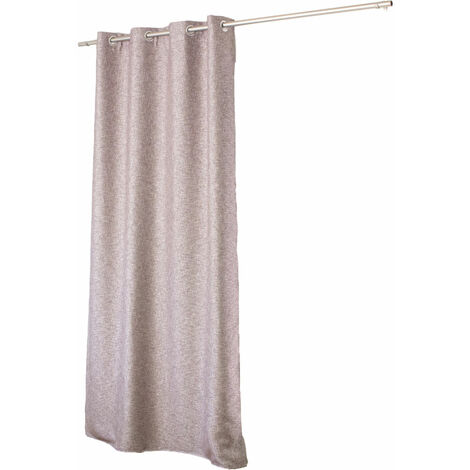 Rideau occultant NATTE 140 x 240 cm coloris MARRON GLACE