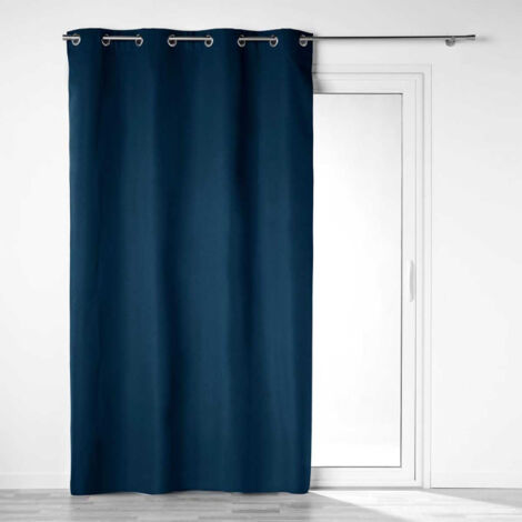 Rideau Occultant "Obscure" 140x260cm Bleu Marine