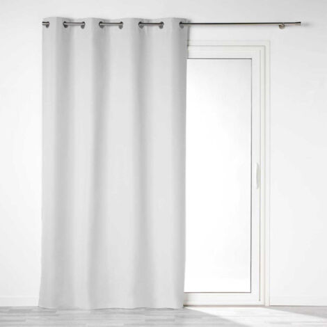 Rideau Occultant "Obscure" 140x260cm Gris Perle