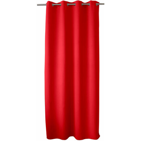 Rideau occultant OBSKUR 140 x 240 cm coloris ROUGE