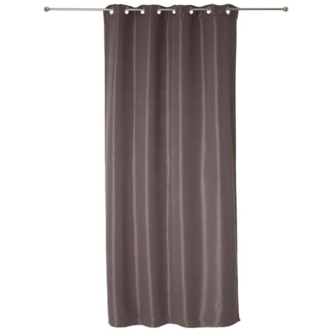 Rideau Occultant "Satin" 140x260cm Taupe