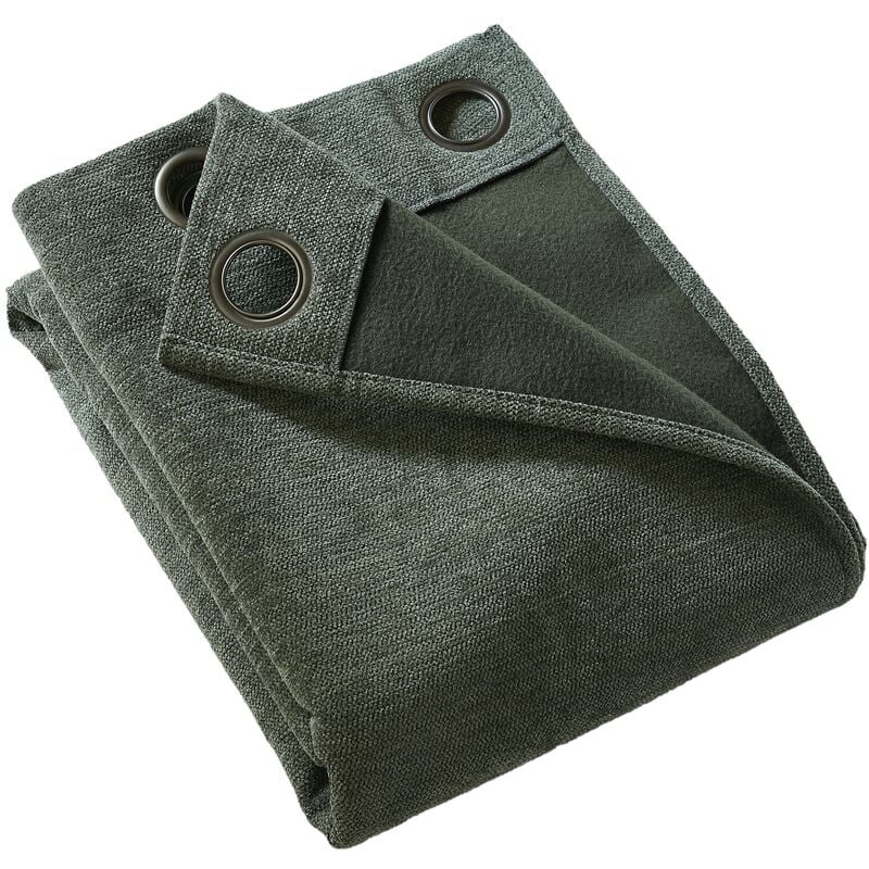 Rideau occultant thermique 140 x 180 cm Bjorn romarin