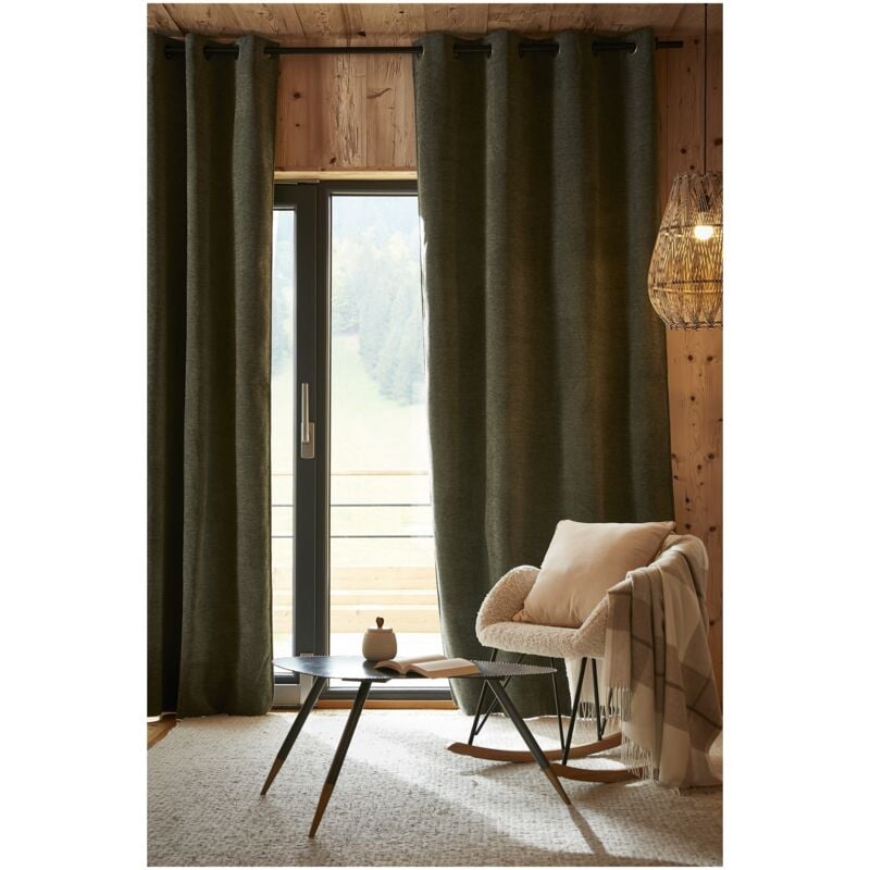 Rideau occultant thermique 140 x 240 cm Bjorn romarin