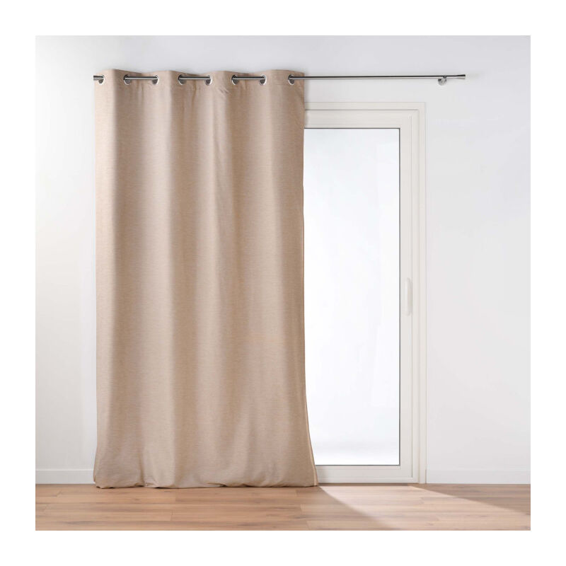 Rideau Occultant Thermique 'Coverline' 140x260cm Beige