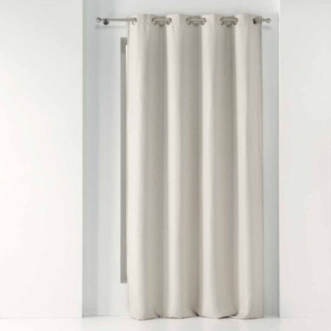 Rideau Occultant "Tramina" 135x240cm Naturel