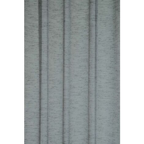 Rideau occultant uni anthracite 140x245cm polyester passants cachés