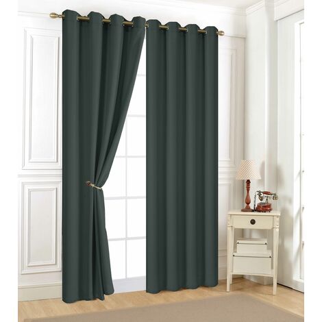 Rideau Occultant UNI Opera 140 x 240 cm  Noir
