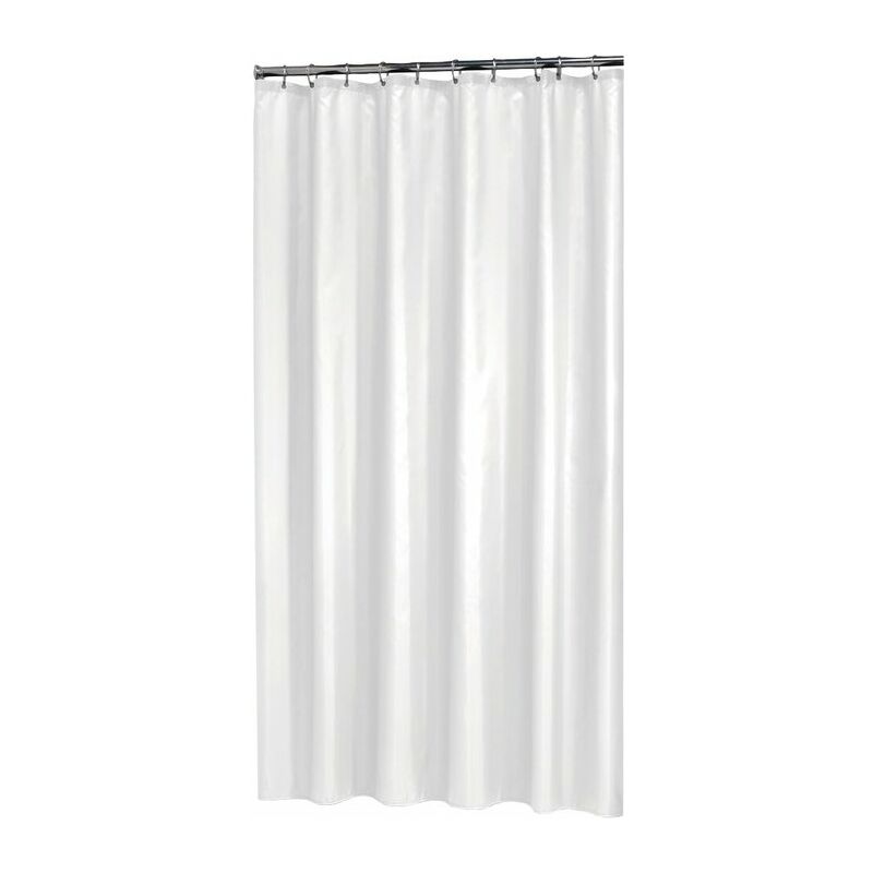SEALSKIN Rideau De Douche Pvc Blanc 200 X 120 Cm 8 Oeillets 150236 