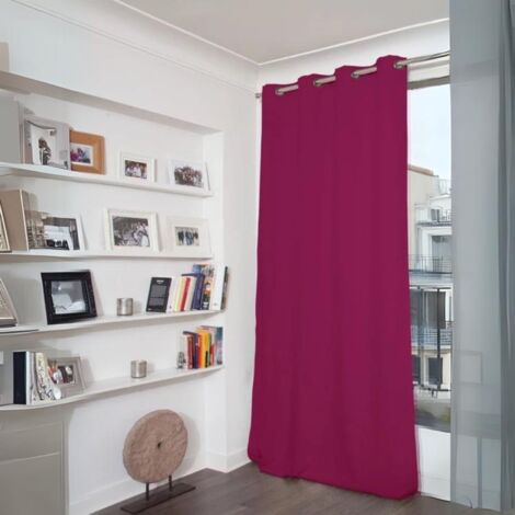Rideau Phonique Occultant et Thermique "MOONDREAM" Lilas 140x260 cm