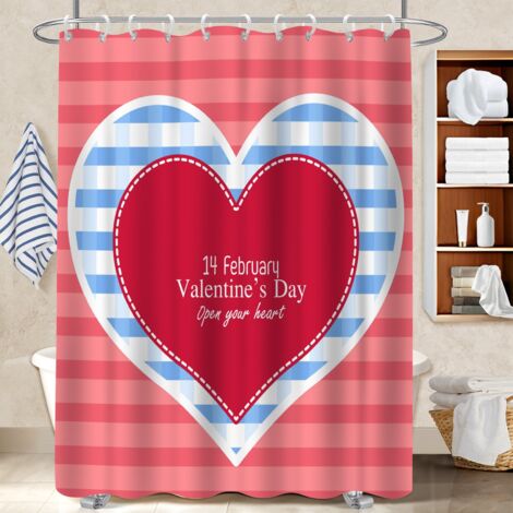 Rideau polyester pour douche 180x180 avec motif rideau étanche pour solution pour angle difficile