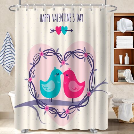 Rideau polyester pour douche 180x180 lavable bâche de douche pour une déco unique