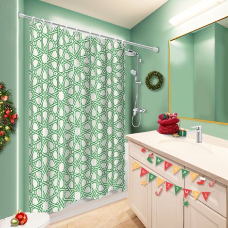 Rideau polyester pour douche 180x180 lavable rideau étanche pour un moment de détente absolue