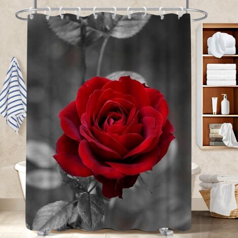 Rideau polyester pour douche 180x180 pratique bâche polyester douche pour cacher un carrelage un peu vieillot