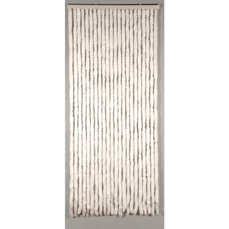 Rideau portière Castor 90 x205 cm blanc